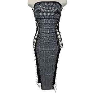 Akira All The Right Places Bandage Midi Dress Women's Medium